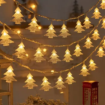 3M 20LED коледни светлини елени низ светлини Коледна украса за спалня Mantel вътрешен открит благодарност декор