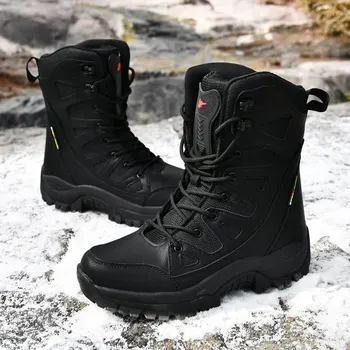 2022 Външни туристически обувки Двойка Мъже Обувки за трекинг Жени Голям размер военни тактически ботуши за мъже Скарпони да Монтаня