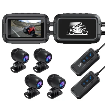 Dual Lens Dash Cam Loop Recording HD 1080P езда рекордер паркинг монитор мотоциклет видео камера 150 градуса изглед ъгъл G-сензор
