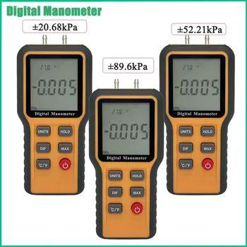 89.6kPa цифров манометър диференциален манометър за измерване на вътрешната температура Инструментални тръби Устройство за измерване на налягането