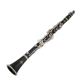 Нов бюфет E13 B-flat Tune Професионални висококачествени духови инструменти Кларинет Черна тръба с аксесоари за калъфи