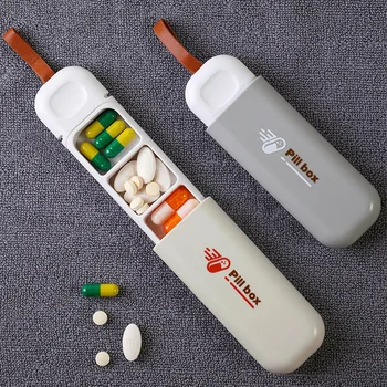 Style преносимо дозиращо лекарство Nordic 7 Kit Pill Days Dispenser Организатор Решетки за съхранение Модна кутия 3 таблетни кутии Pillbox
