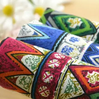 100cm*140cm средиземноморски стил бохемски памучен плат печат Cheongsam, ръчно изработени дрехи, покривки, завеси, възглавница