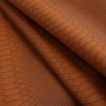 Кафяво злато Сребро Черно PVC имитация змия кожа плат синтетична кожа за DIY шият чанта обувки дрехи аксесоари консумативи