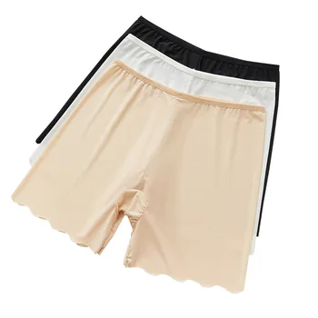 Ice Silk Traceless Safety Pants могат да се носят вътрешно през лятото с 3/4 шорти за безопасност и тънки клинове