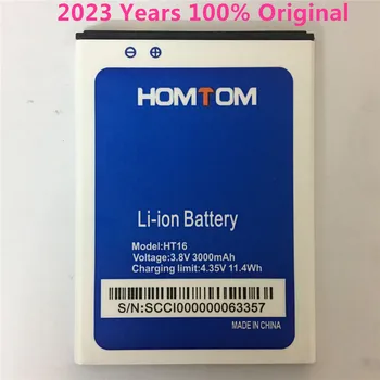 За HOMTOM HT16 батерия 100% оригинална подмяна 3000mAh литиево-йонна резервна батерия за смартфон HOMTOM HT16 Pro