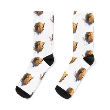 ревящ лъв Чорапи отопляеми чорапи Щастливи чорапи Футболни чорапи Дамски Мъжки