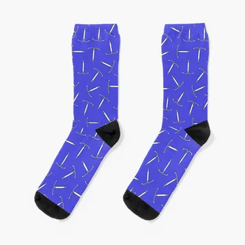 IUD контрацепция, матка силна в сини чорапи Аржентина естетика Коледа Дамски чорапи Мъжки