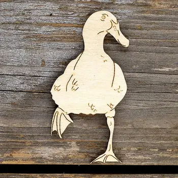 Дървена патица ходене занаят форма шперплат водни пътища птица животно крайречен