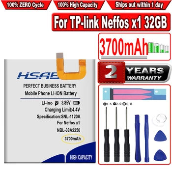 HSABAT 3700mAh NBL-38A2250 Батерия за TP-link Neffos x1 32GB,TP902A