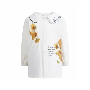 BOSIDENG 2023 нова детска тениска за момичета висококачествени сладки памучни ризи