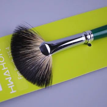 HWAHONG Fan Brush Pen 235 Series Artist Brush Fan Brush Watercolor Brush Soft Hair Fan Brush, консумативи за боядисване