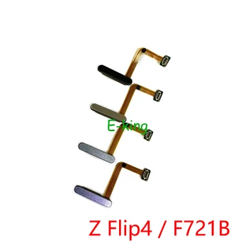 За Samsung Galaxy Z Flip 3 4 F700 F707B F711B F721B четец на пръстови отпечатъци сензор за сензор за връщане на ключ Home Flex кабел