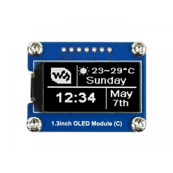 Waveshare 64*128, genel 1.3 inç OLED ekran modülü