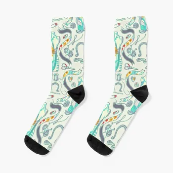 Ретро ШивачкаЧорапи Дамски чорапи Високи смешни мъжки чорапи Мъжки подаръци
