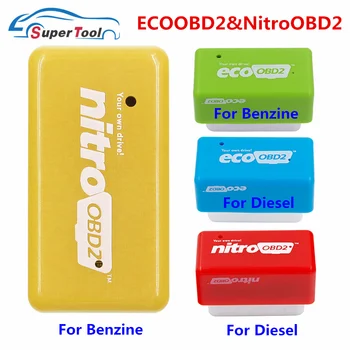 15% икономия на гориво Nitro ECO OBD2 производителност чип тунинг кутия повече мощност въртящ момент Nitro OBD 2 ECOOBD2 бензин дизел Petro бензин