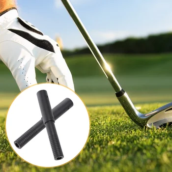Черен голф клуб Комплект удължителни пръти от въглеродни влакна Удължител на задника за графитен вал Putter Аксесоари за голф