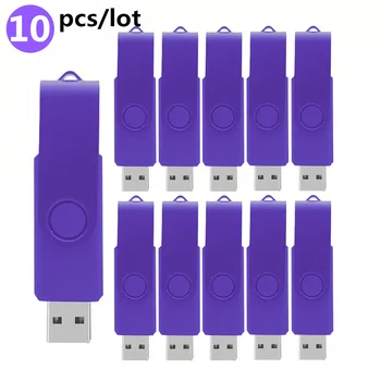 L- 10pcs безплатно лого метален USB флаш диск 4GB 8G 32GB 16GB 64GB водоустойчив USB 2.0 Pendrive преносим флаш стик гравиране подарък