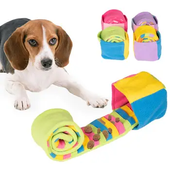 Интерактивна играчка за смъркане на топки Сгъваема храна, скриваща се Устойчива на ухапване Облекчаване на тревожността Умствена стимулация Куче Домашен любимец Нос Одеяло Играчка