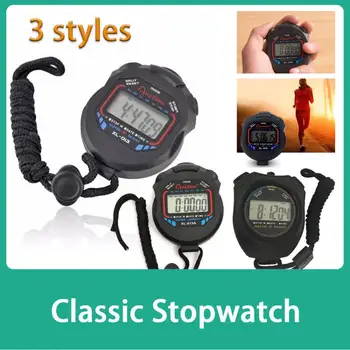 Класически цифров хронометър XL-013 LCD хронограф с аларма за маншет AM PM 24H часовник часовник за бегач спорт