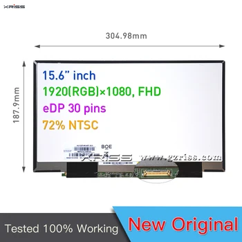 NV133FHM-N57 13.3 инчов тънък 1920x1080 IPS FHD 30pins матов лаптоп LCD екран без докосване 72% NTSC