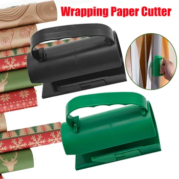 Опаковъчен хартиен занаятчийски нож с дръжка Безопасен нож без острие за коледна опаковъчна хартия Рожден ден Празнично изработване