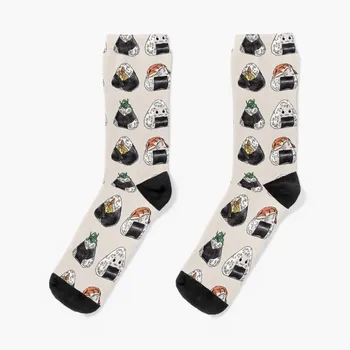 Асорти японски Onigiri ориз топка комплект чорапи чорапи модни футболни чорапи дизайнер мъжки чорапи дамски
