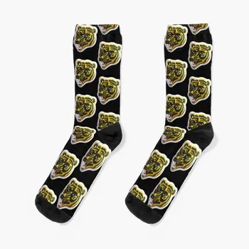Бруинс Тигрово лого Чорапи Чорапи против хлъзгане футболни чорапи Неплъзгащи се футболни чорапи Щастливи чорапи Дамски чорапи Мъжки