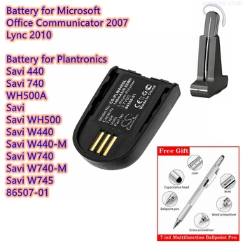 Безжична батерия за слушалки 3.7/140mAh 84598-01 за Plantronics Savi 440,740,W440,W440-M,W740,W740-M,W745,WH500,Microsoft Lync 2010