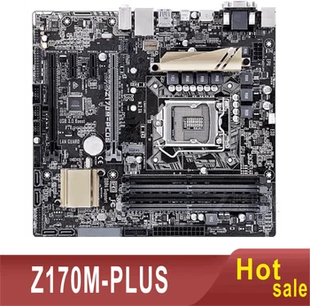 Z170M-PLUS дънна платка 64GB LGA 1151 DDR4 PCI-E 3.0 Micro ATX Z170 дънна платка 100% тествана напълно работа