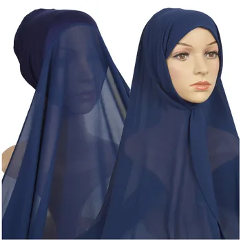 Жени случайни плътен цвят многоцветен хиджаб превръзка капачка тънки ленти за глава жени мека лента за коса мъже спортни дебели ленти за глава за жени