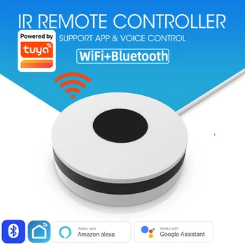 Tuya Smart WiFi RF433 IR дистанционно управление хъб за Alexa Google Начало Климатик TV WiFi инфрачервен универсален дистанционен контролер