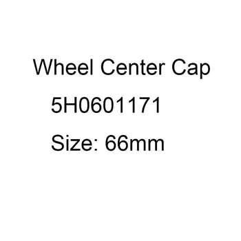 20pcs 100pcs 66mm черно сребърно лого значка колело център тасове капачка капачка капак 5H0601171