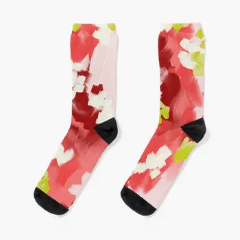 Абстрактна живопис - пролетни вибрации Чорапи Професионални чорапи за бягане Чорапи памучни памучни чорапи Чорапи Момиче Мъжки