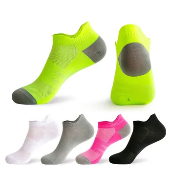 Професионални чорапи за бягане Памучни чорапи Зимни летни баскетболни тенис Мъже Колоездене Чорапи Шокова абсорбция Влага Wicking