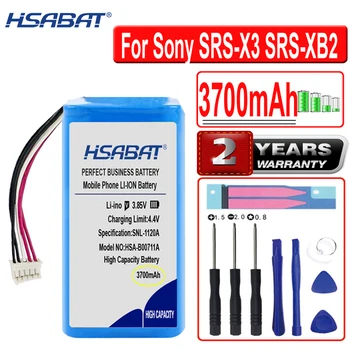 HSABAT 3700mAh ST-01 ST-02 батерия с висок капацитет за Sony SRS-X3 SRS-XB2