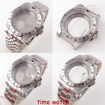 39mm сапфирен кристален часовник случай подходящ NH35 NH36 ETA2824 2836 PT5000 ST2130 Miyota8215 821A DG2813 3804 стриди / юбилейна гривна