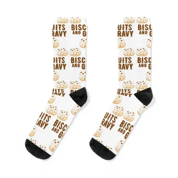 Бисквити и сос Чорапи баскетбол Коледа чорап тенис нехлъзгащи се футболни чорапи мъжки чорапи Дамски