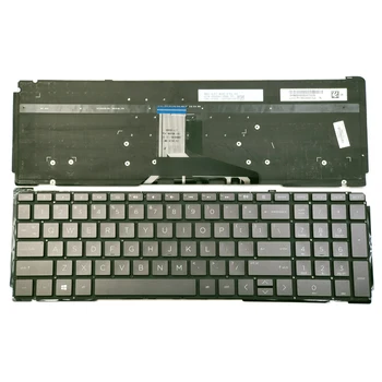 Ново за HP Spectre x360 15-EB 15-EB0043DX 15-EB0053DX 15-EB0065NR 15T-EB лаптоп клавиатурата САЩ кафяв с подсветка