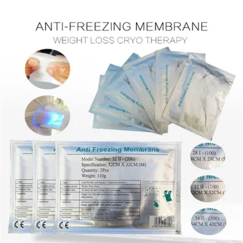 110G Крио антифризни мембрани Cool Pad Freeze Cryotherapy Anti Freeze 34X42 Cm За клиничен салон и домашна употреба