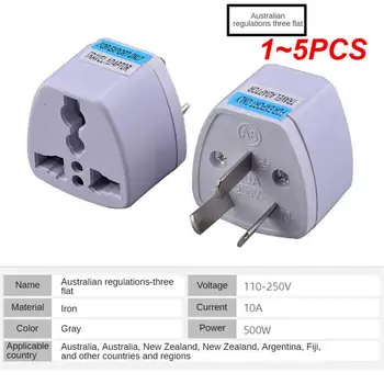 1~5PCS Стенен контакт Универсален адаптер за щепсел ЕС към Великобритания Електрически конвертор на мощност САЩ към електрически адаптери Зареждане на захранването
