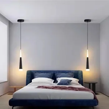 Декорация на домакински уреди Начало светлина луксозна дълга линия LED таван полилей е подходящ за спални、Хотели、Всекидневна