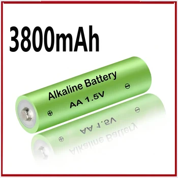 AA батерия 1.5V акумулаторна AAA батерия 3800mAh AA 1.5V Нова алкална акумулаторна батерия за светодиодна играчка MP3 дълъг живот
