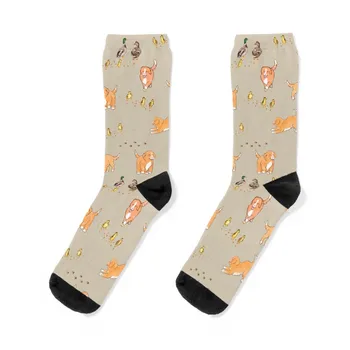 Толер кученца и патета - Чорапи Таупе Чорапи без хлъзгане Чорапи за фитнес Чорапи за бягане Модни чорапи Мъжки чорапи Луксозна марка Дамски