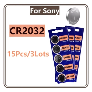 15pcs-20pcs оригинален за SONY CR2032 CR 2032 кола дистанционно управление гледате дънната платка мащаб бутон монета клетки