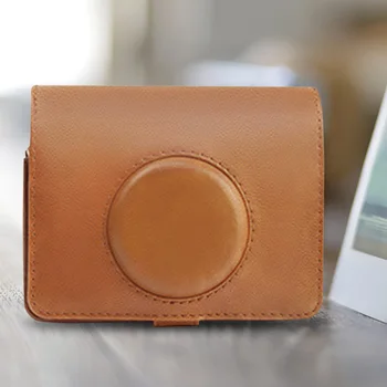Чанти за носене PU кожена камера случай джобове подмяна мигновена камера защитен калъф защитни аксесоари за Fuji Mini EVO