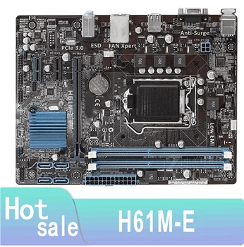 H61M-E Компютърна дънна платка LGA 1155 DDR3 H61 P8H61 Настолна дънна платка SATA II PCI-E X16 Използвана