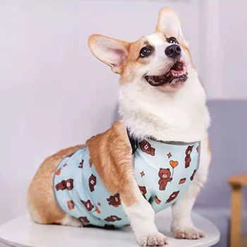Водоустойчив куче корема джоб защита дрехи топла кофа дъждобран дишаща удобна домашен любимец кученце костюм лигавник доставки