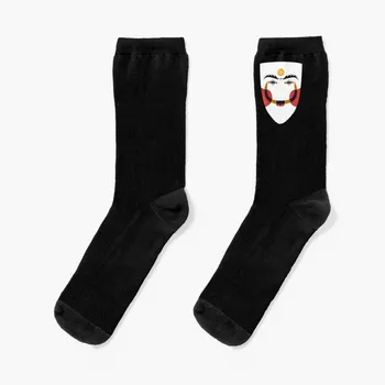 Гръцка традиционна маска - Genitsaros Чорапи ретро с принт Дамски чорапи Мъжки