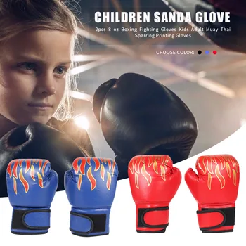 Детски боксови ръкавици Punch обучение Удобна гъба Регулируема кикбокс бойни ръкавици ръкавица ръка протектор за дете влак